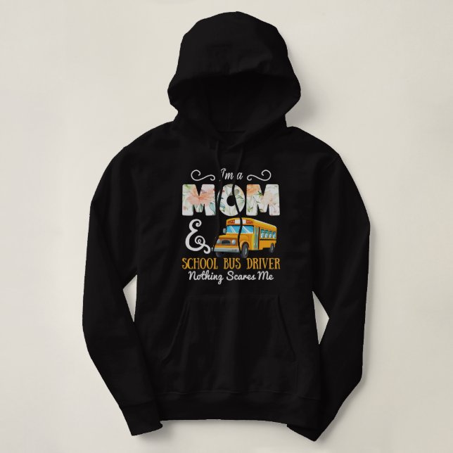 Sudadera Conmovedor conductor de autobús escolar obsequia a (Diseño del anverso)