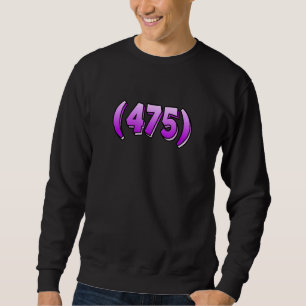 Sudadera Connecticut 475 Area Code Bridgeport New Haven Sta