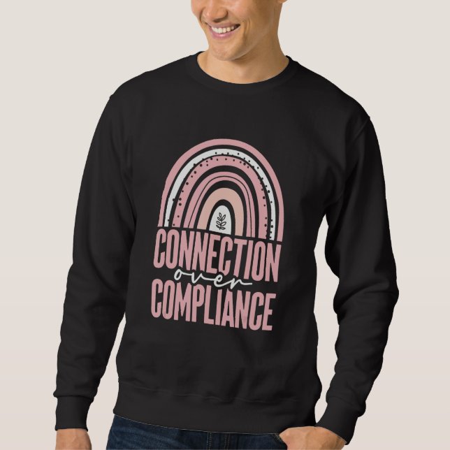 Sudadera Connection Over Compliance Behavior RBT ABA Behavi (Anverso)
