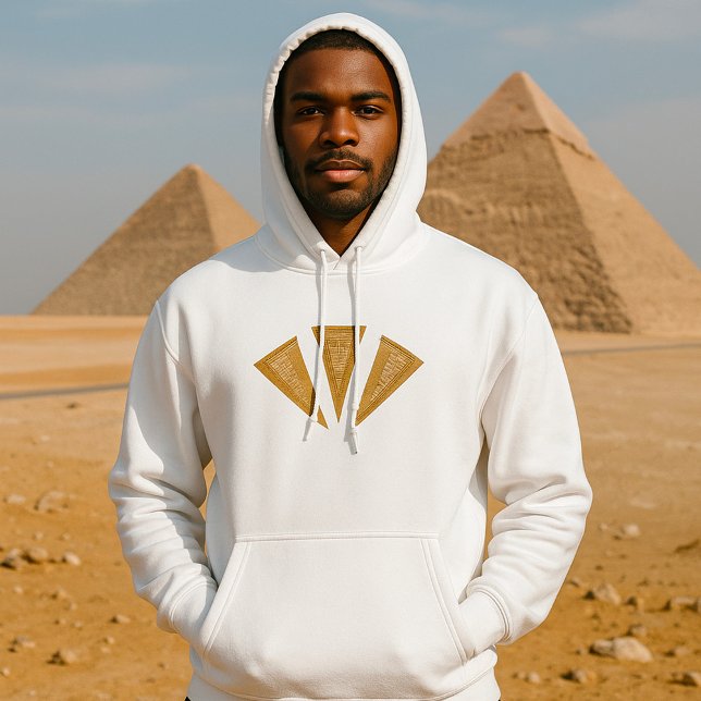 Sudadera Cono de helado de gofre triple Postre de verano (Subido por el creador)