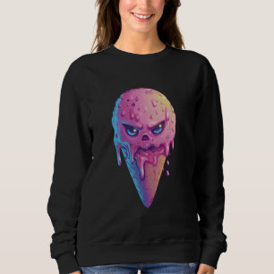 Sudadera Cono De Helado Enfadado Con Hielo Grimne Tan Encan