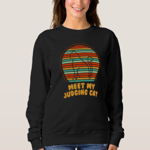 Sudadera Conoce a mi Gato Gato Jugador Humor Sarcástico