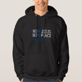 Sudadera Conocer a Jesús Conocer Paz Mens Camiseta Cristian