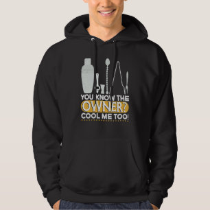 Sudadera Conoces al dueño Divertido mezclando Barman