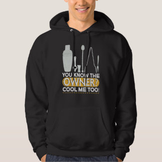 Sudadera Conoces al dueño Divertido mezclando Barman