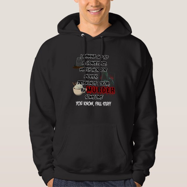 Sudadera Conoces Cosas de Otoño Gráfico Halloween (Anverso)