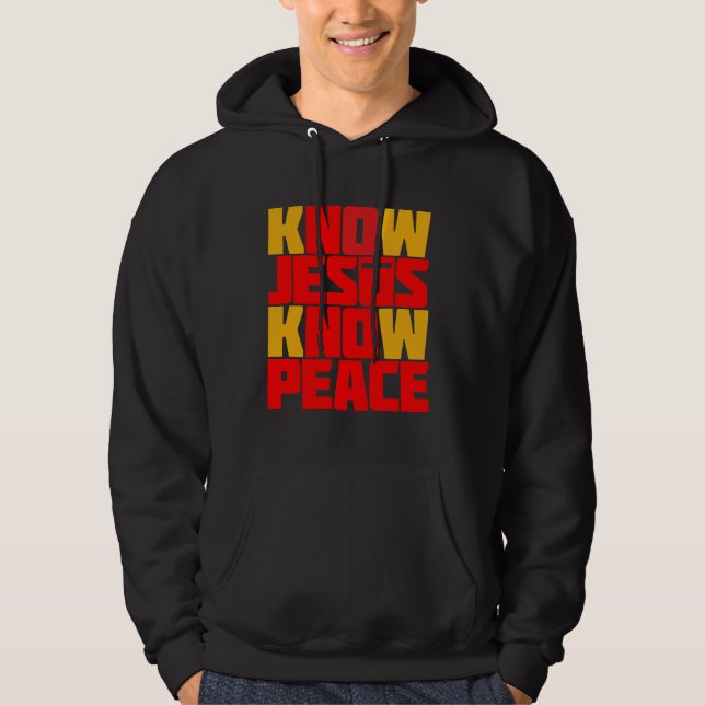 SUDADERA CONOZCA QUE JESUS CONOZCA LA PAZ (Anverso)