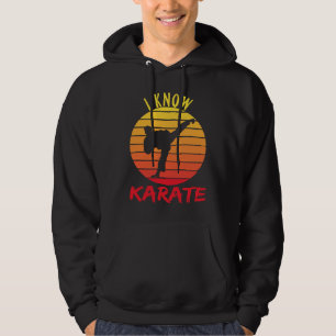 Sudadera Conozco Karate Karate Retro Sunset
