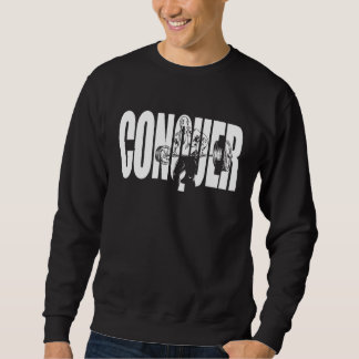 Sudadera Conquier, Lift, Ronnie Coleman, Bodybuilding Gym M