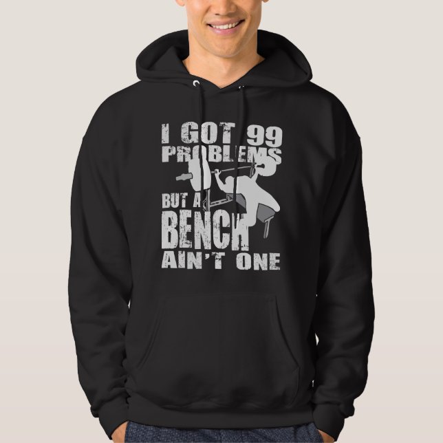 Sudadera Conseguí 99 problemas pero un banco no es uno - (Anverso)