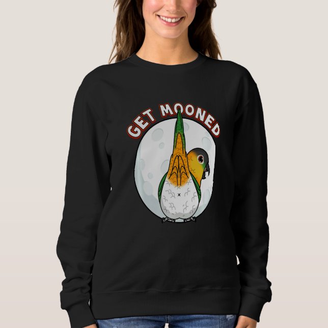 Sudadera Conseguir Lunático I Loro Underfluffies I Caique d (Anverso)