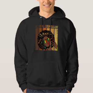 Sudadera Consejero escolar Afro-American Black Histo