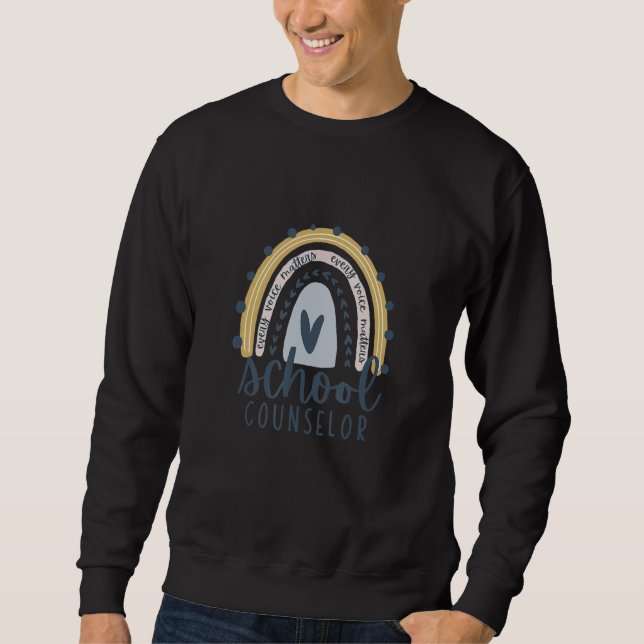 Sudadera Consejero Escolar Cada Voz Importa Elementary Mo (Anverso)
