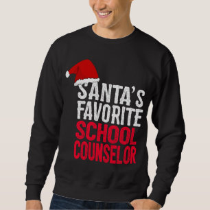 Sudadera Consejero escolar favorito de Santa Claus, Navidad