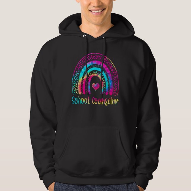 Sudadera Consejero Escolar Maestro Arco Iris Primer Día (Anverso)