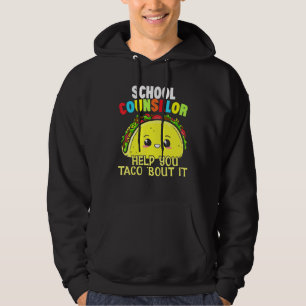 Sudadera Consejero Escolar Te Ayuda A Taco Sobre El Cou Est