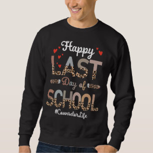Sudadera Consejero Feliz El Último Día Del Leopardo Escolar