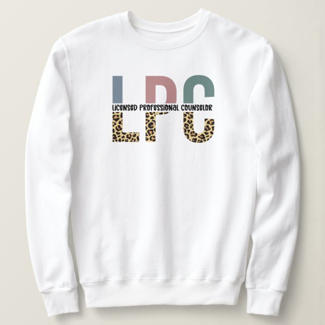 Sudadera Consejero Profesional con Licencia LPC (Anverso del diseño)
