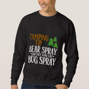 Sudadera Consejo de acampada El spray para osos no funciona