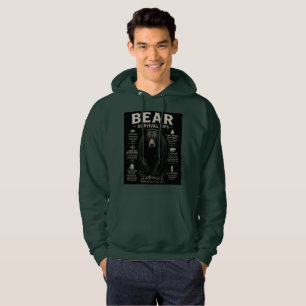 Sudadera Consejos de supervivencia del oso de Black Bear Vi