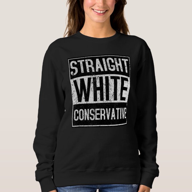 Sudadera Conservador franco blanco (Anverso)