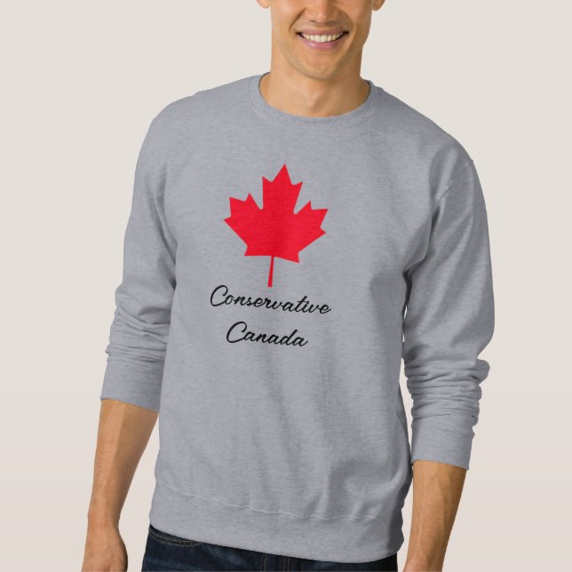 Sudadera Conservadora Canadá (Anverso)
