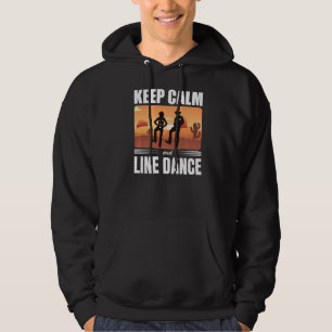 Sudadera Conservar La Calma Y El Bailarín De Línea De Baile