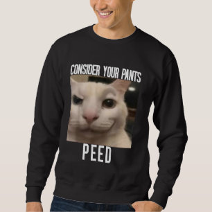 Sudadera Considera que tus pantalones se orinaron raro Gato