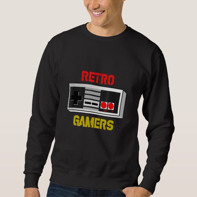 Sudadera consola de retro gamers (Anverso)
