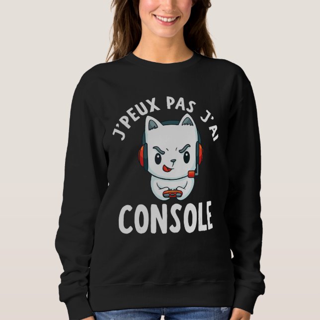 Sudadera Consola Jpeux Pas J Ai - Geek Gamer (Anverso)