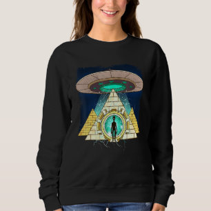 Sudadera Conspirac alienígena de la Pirámide egipcia de los