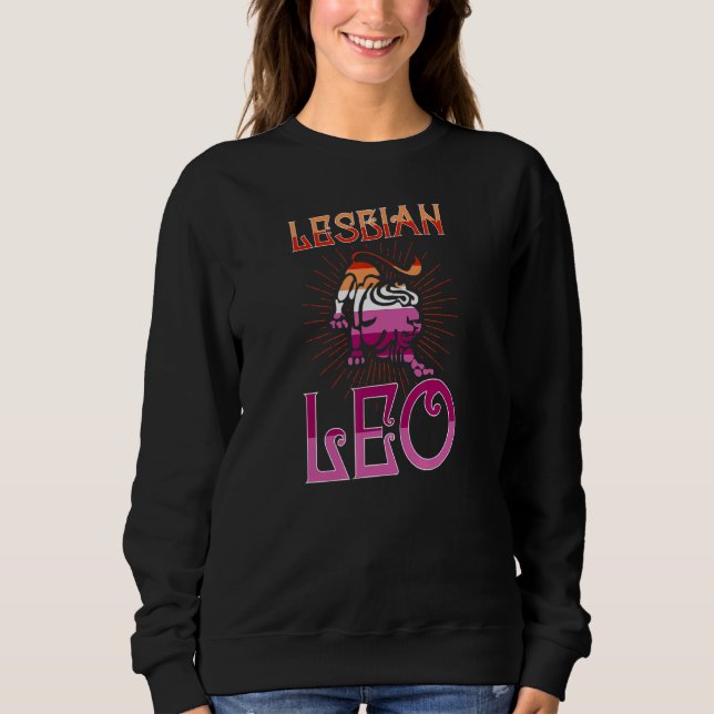 Sudadera Constante de horóscopo de cumpleaños de Leo Zodiac (Anverso)