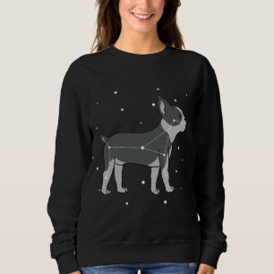 Sudadera Constelación de Boston Terrier