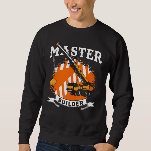 Sudadera Construcción de bloques de construcción de Master  (Anverso)