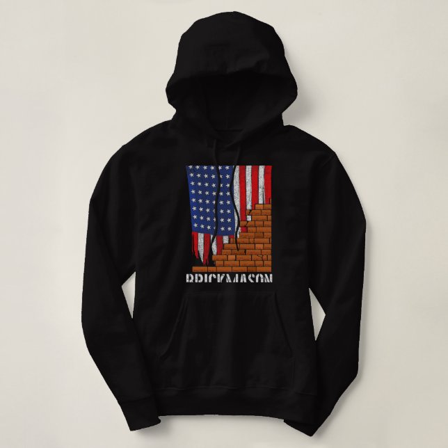 Sudadera Construcción de la Unión de Masonería de Ladrillo  (Diseño del anverso)