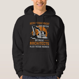 Sudadera Construcción del operador de equipo pesado de exc
