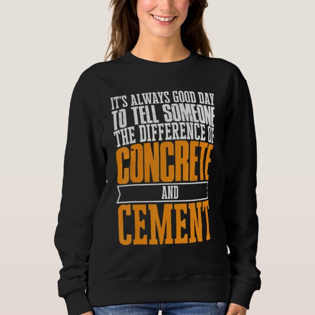 Sudadera Construction Concrete Finisher 12 (Anverso)