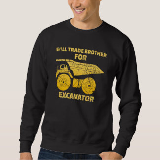 Sudadera Construction Vehicles Will Trade Brother For Excav