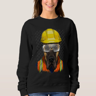 Sudadera Construction Worker Great Dane Laborer Dog Great D