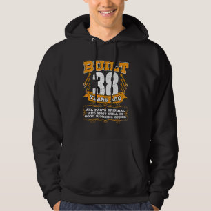 Sudadera Construido 38 Años Todas Las Piezas Original Y Aún