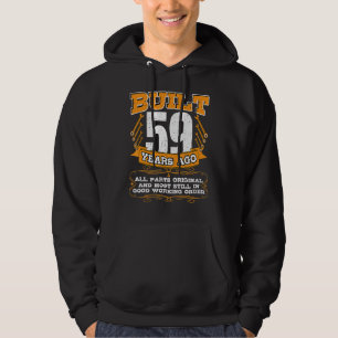 Sudadera Construido 59 Años Todas Las Piezas Original Y Aún