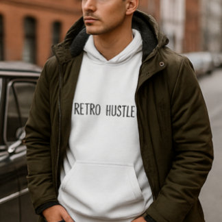 Sudadera Construido diferente - Vintage Retro Hustler Hoodi