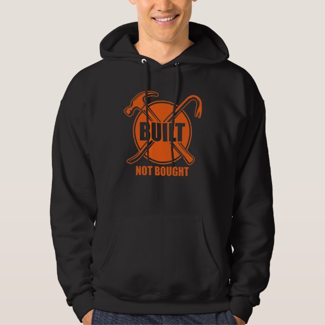 Sudadera Construido No Comprado Regalo de Cuello Azul (Anverso)