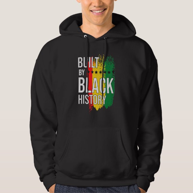Sudadera Construido por Black History Blackity Black (Anverso)