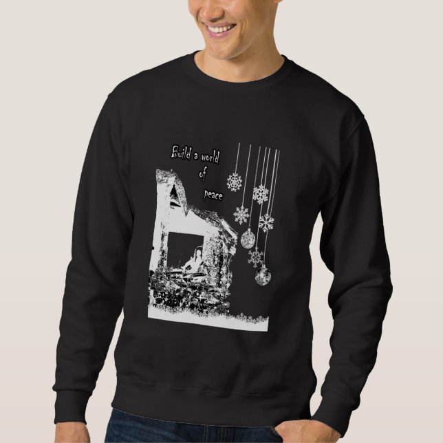 Sudadera Construir Un Mundo De Paz (Anverso)