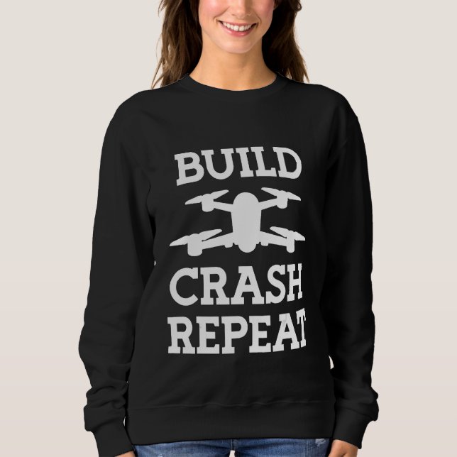 Sudadera ConstruirestrellarRepetir Piloto de drones 1 (Anverso)