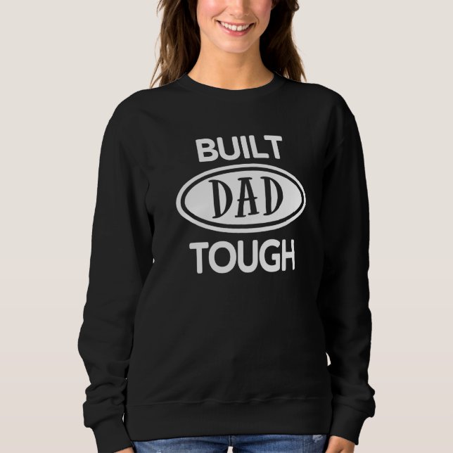 Sudadera Construyó a papá Tough Build a Dad Car Chicos Mech (Anverso)
