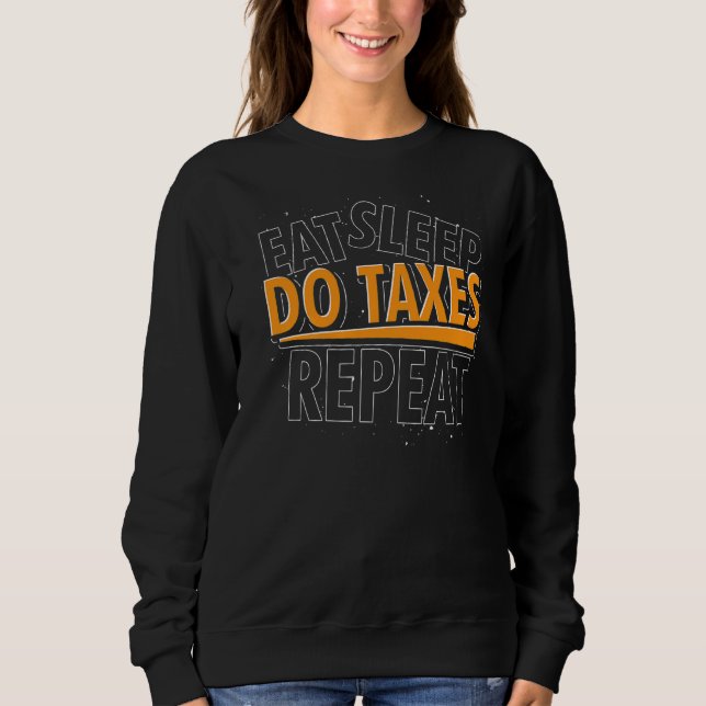 Sudadera Contabilidad de Impuestos Contable Cpa Certificado (Anverso)