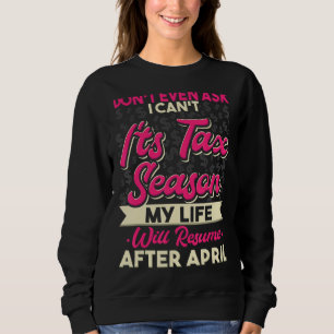 Sudadera Contable Cpa no me pregunta si no puedo pagar impu