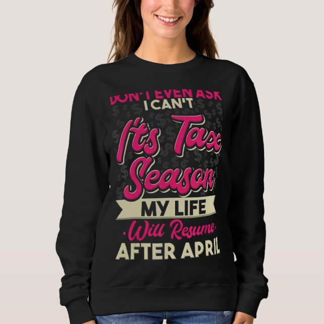Sudadera Contable Cpa no me pregunta si no puedo pagar impu (Anverso)